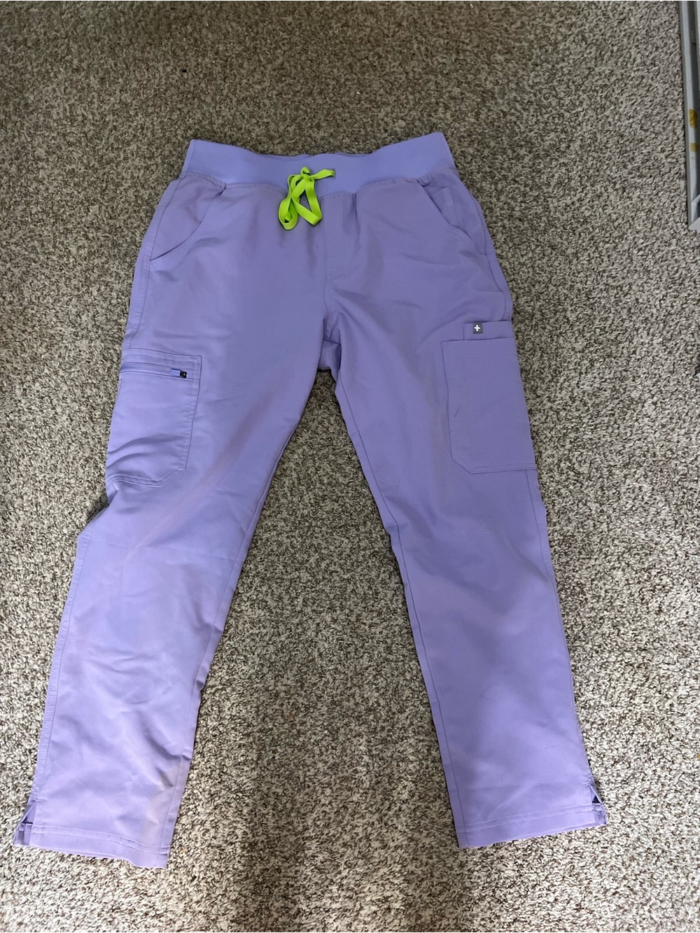 Figs women’s M petite purple pants
